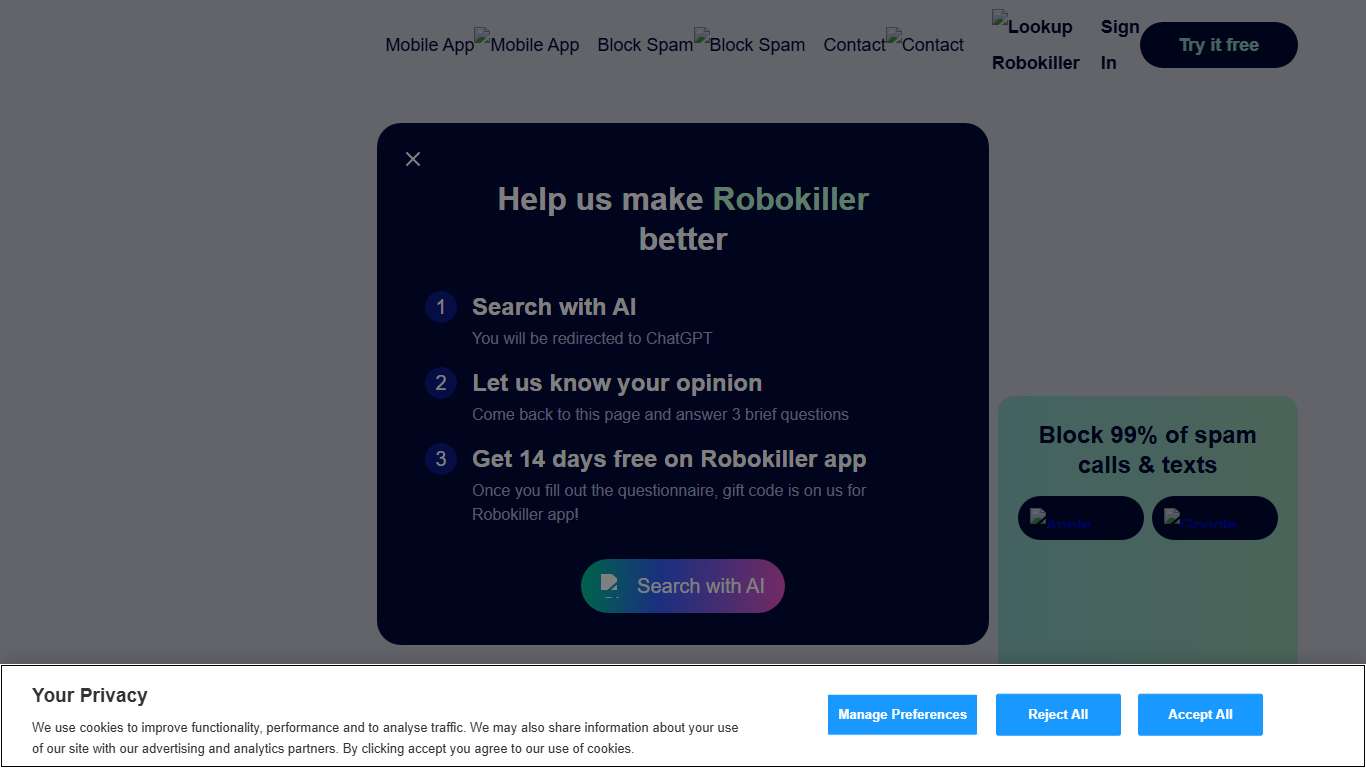 (509) 417-4876 - RoboKiller Lookup